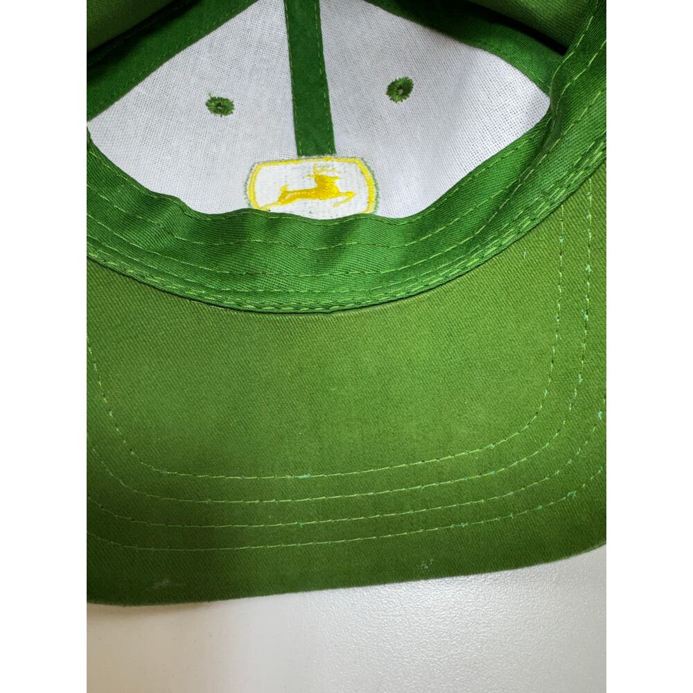 John Deere Green Ball Cap Hat One Size Fits All Embroidered Cary Francis Group - Picture 5 of 6